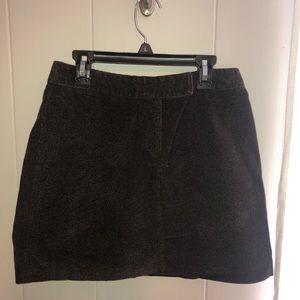 Brown mini skirt from express